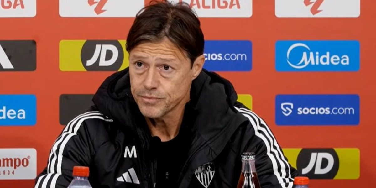 Almeyda se rinde a Pellegrini y habla de las lesiones de Isco y Amrabat