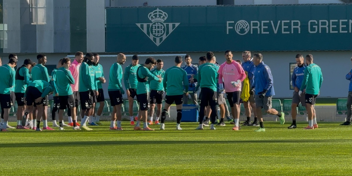 Tres ausencias importantes en el entrenamiento de este martes del Betis