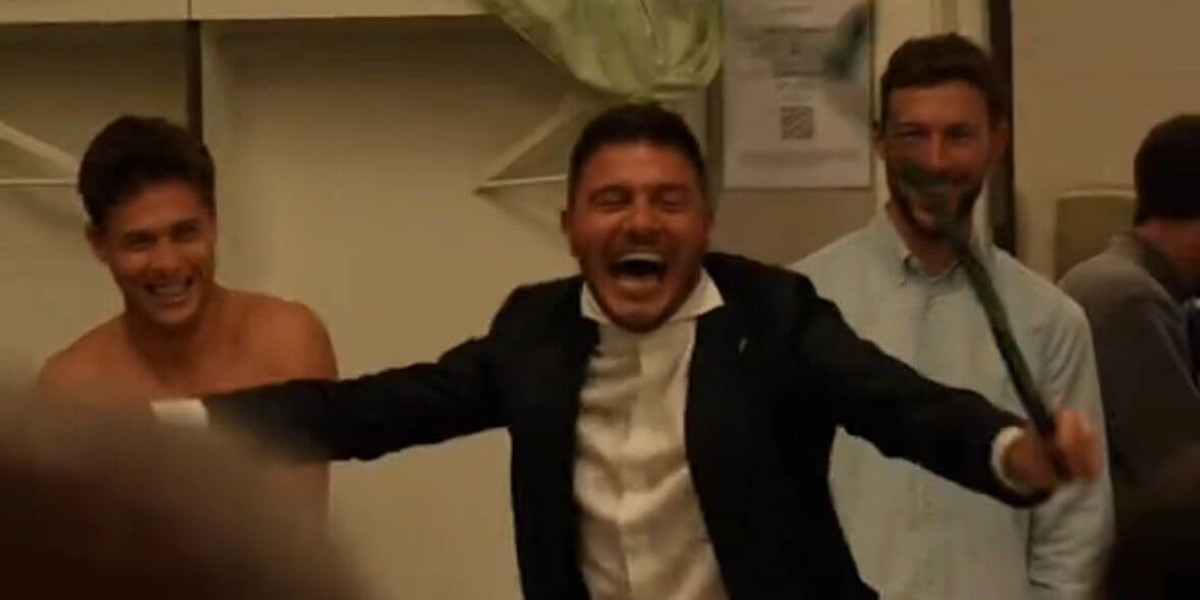 La viral imagen de Joaquín Sánchez tras ganar el derbi