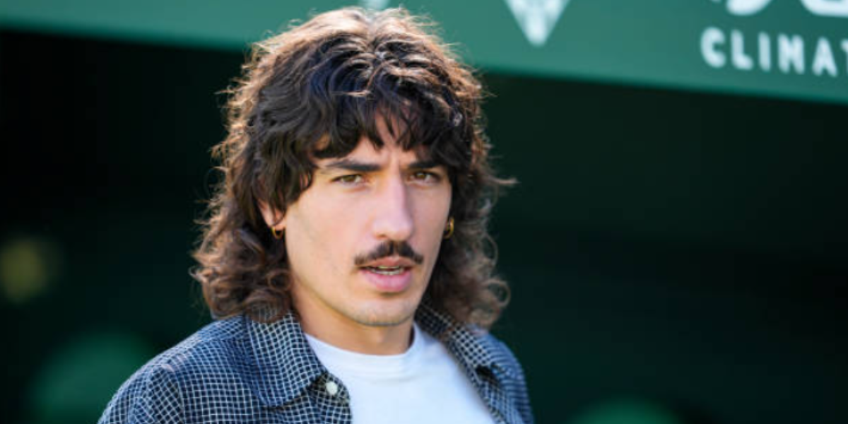 Bellerín en la previa de un partido del Betis