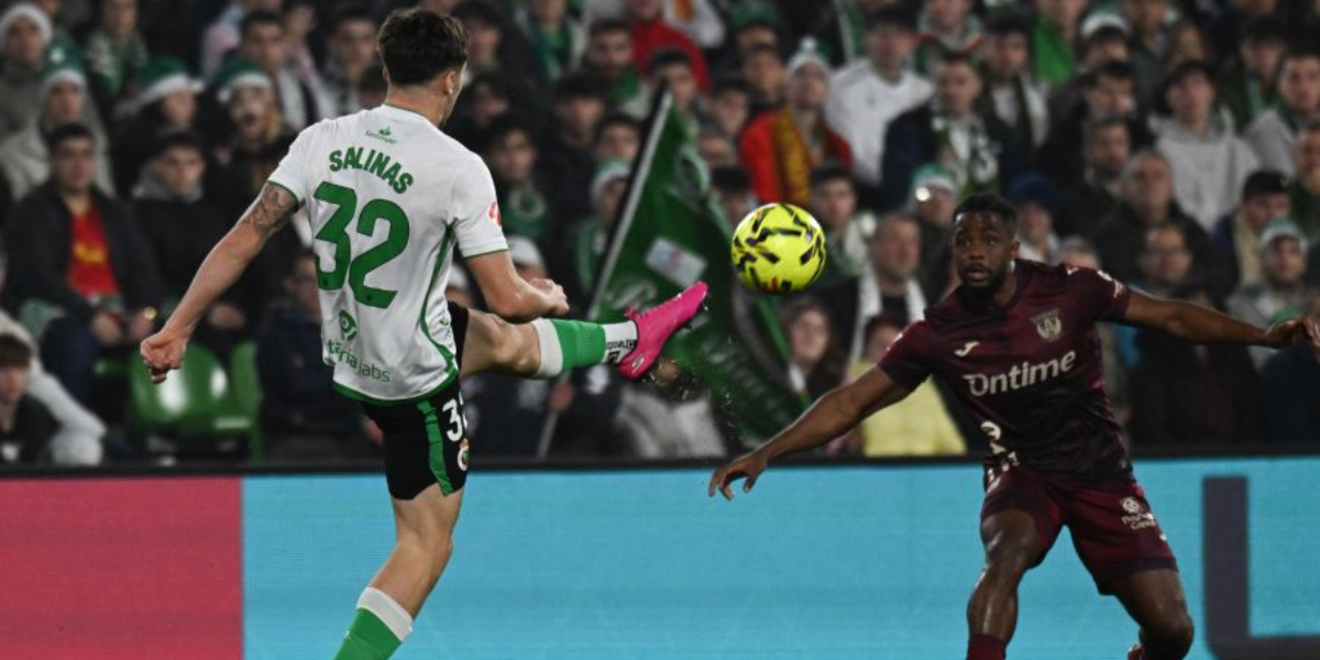 Jorge Salinas en un partido del Racing