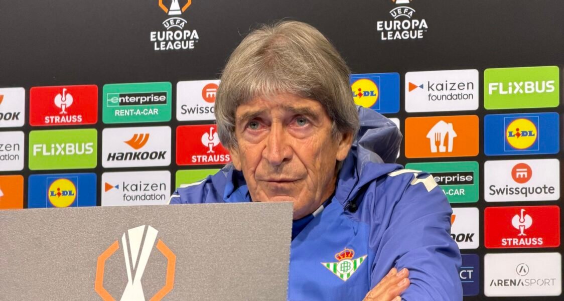 Manuel Pellegrini en la rueda de prensa previa al duelo ante el Zagreb