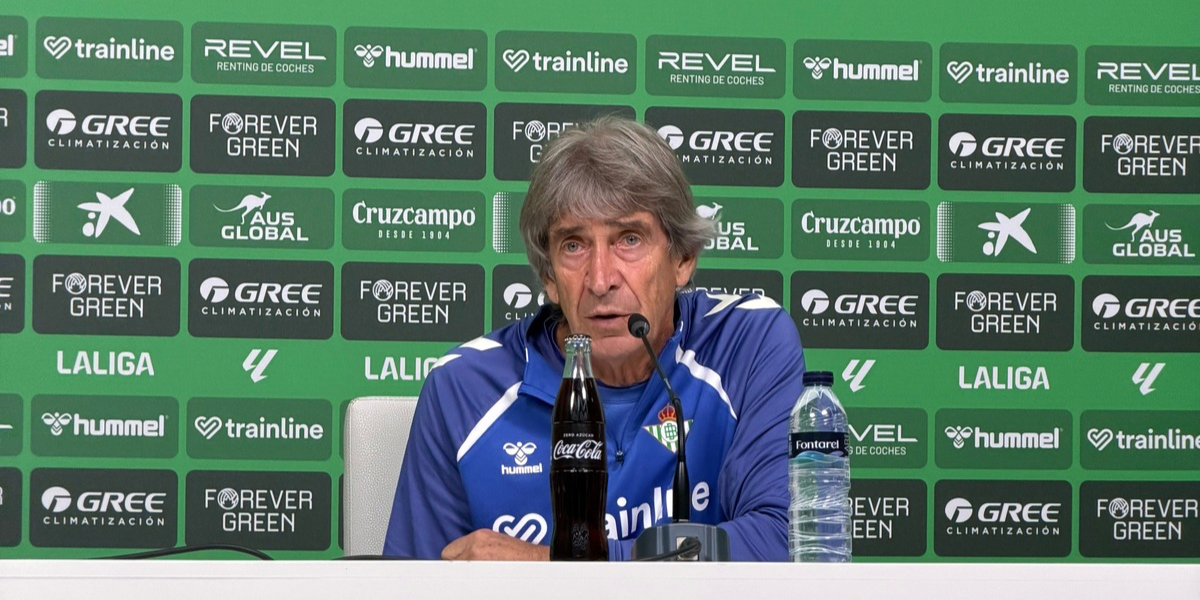 Rueda de prensa de Manuel Pellegrini previa al Murcia