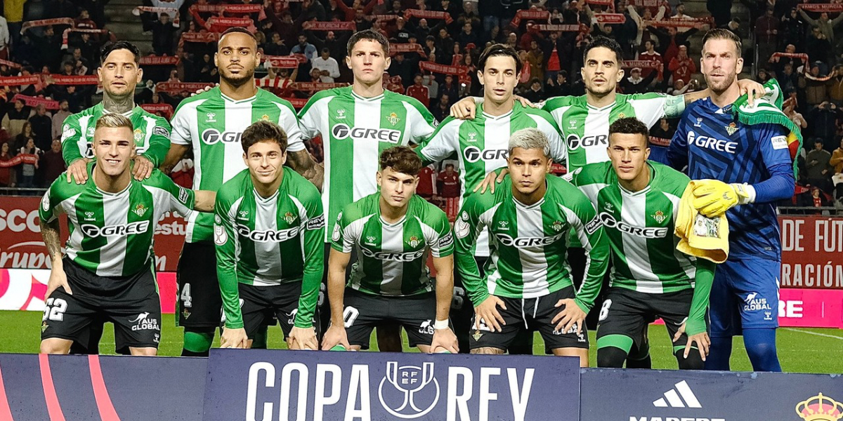 El once del Betis ante el Murcia