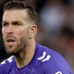 Adrián durante un partido del Betis