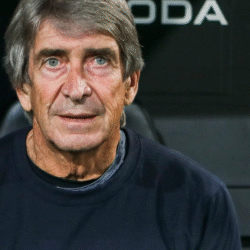 Pellegrini durante el Valencia-Betis