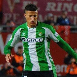 Deossa en el encuentro del Betis ante el Murcia