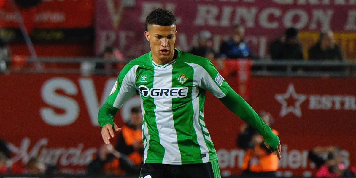 Deossa en el encuentro del Betis ante el Murcia 