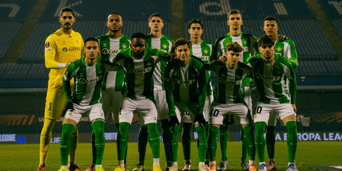 El once del Betis ante el Dinamo de Zagreb