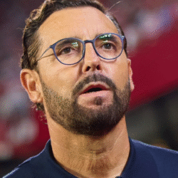 José Bordalás en un partido del Getafe