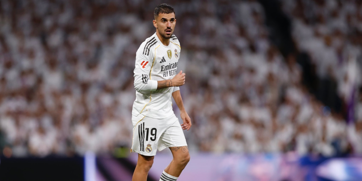 Ceballos en una acción de juego con el Madrid