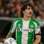 Bellerín durante un partido en La Cartuja