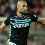 Amrabat en el partido del Betis ante el Valencia