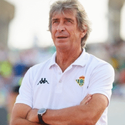 Pellegrini durante un partido del Betis