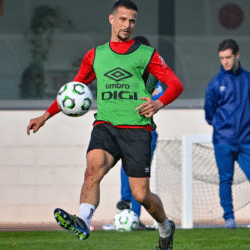 Entrenamiento de Luiz Felipe con el Rayo