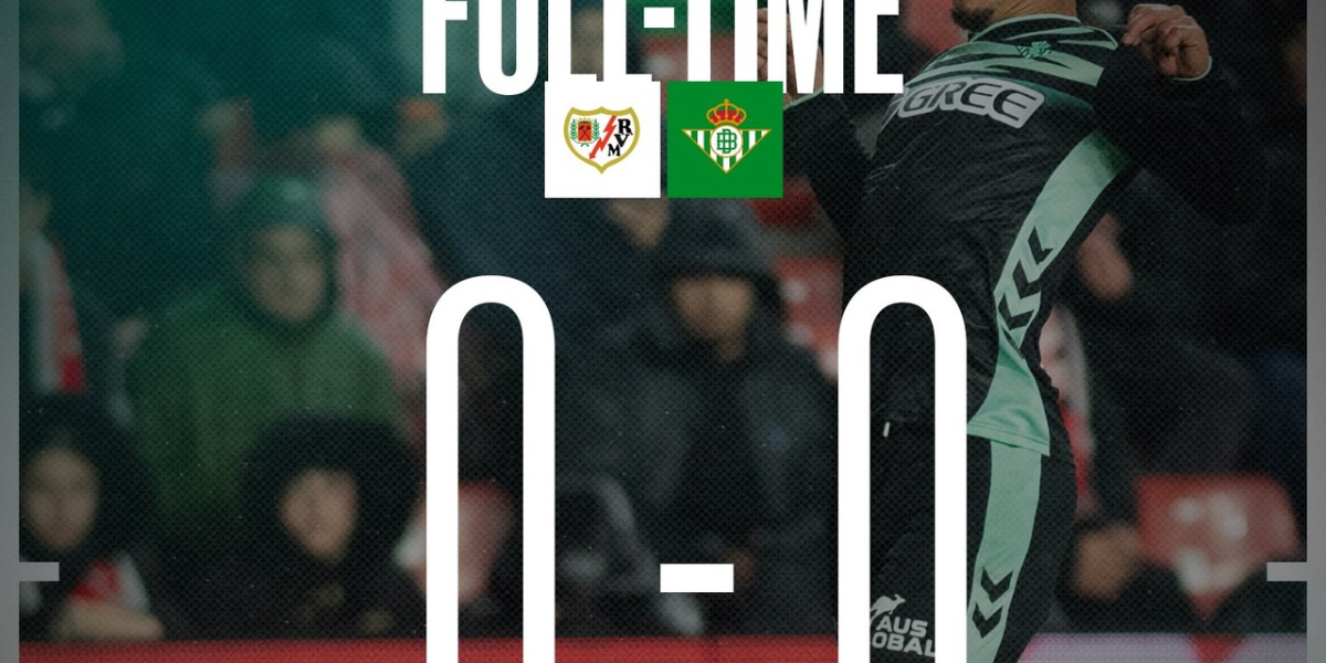 El Betis empata ante el Rayo Vallecano