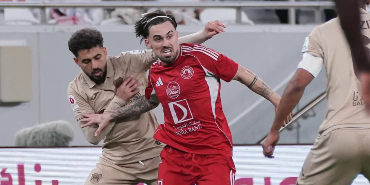 Rodri Sánchez en un partido en Catar 