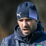 Regragui durante un entrenamiento con Marruecos