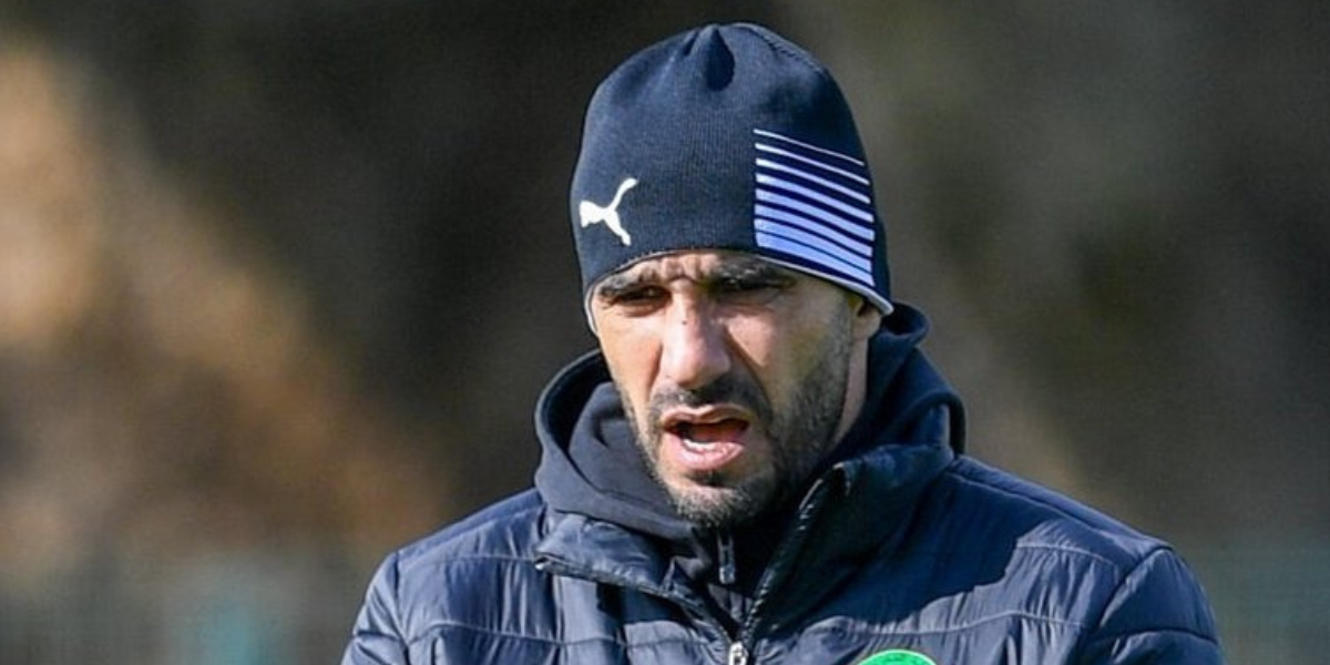 Regragui durante un entrenamiento con Marruecos