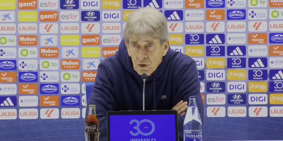 Rueda de prensa de Pellegrini tras el empate ante el Oviedo