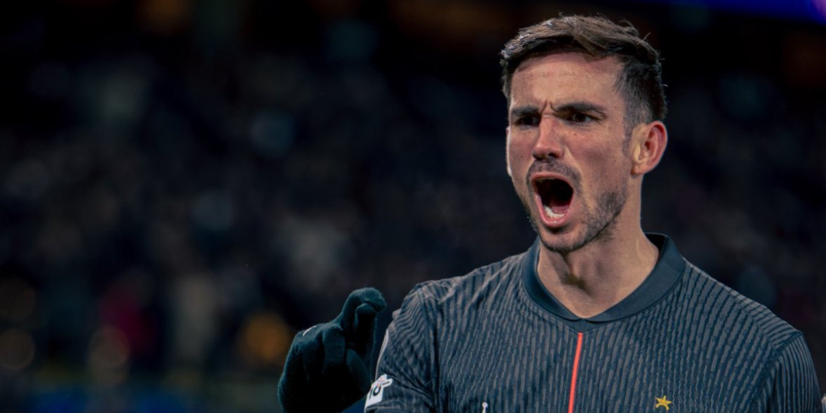 Fabián celebra un gol con el PSG