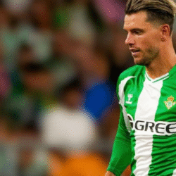 Lo Celso durante un partido del Betis en La Cartuja