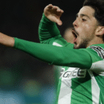 Fornals celebrando su gol ante el Villarreal