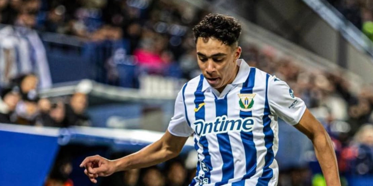 Sule El Haddadi durante un partido con el Leganés