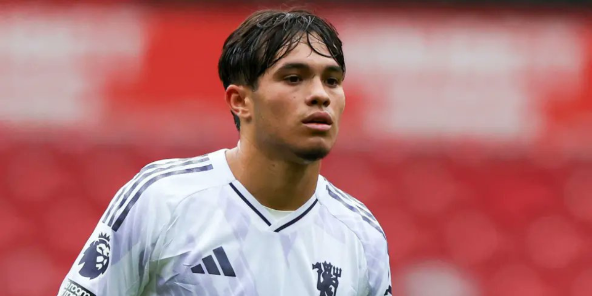 Biancheri durante un partido con el United 