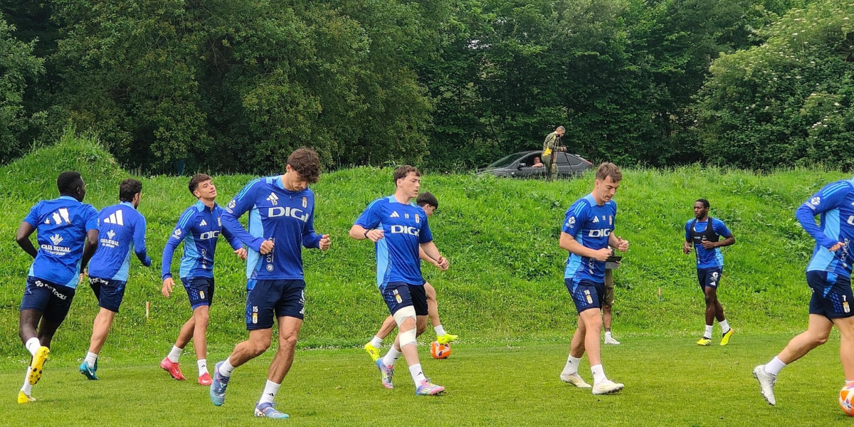 Entrenamiento Del Real Oviedo 