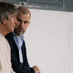 Conversación de Manu Fajardo y Manuel Pellegrini