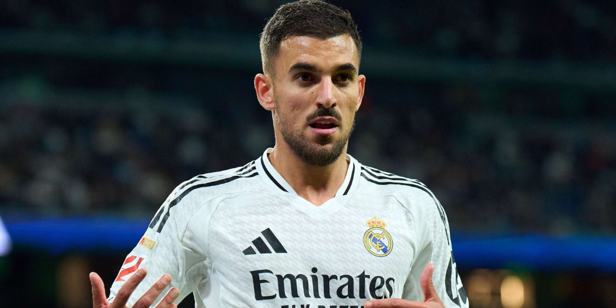Dani Ceballos durante un partido con el Madrid