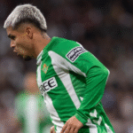 Cucho Hernández durante el partido ante el Madrid