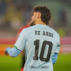 Abde durante un partido europeo del Betis