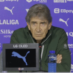 Rueda de prensa de Pellegrini tras caer ante el alavés