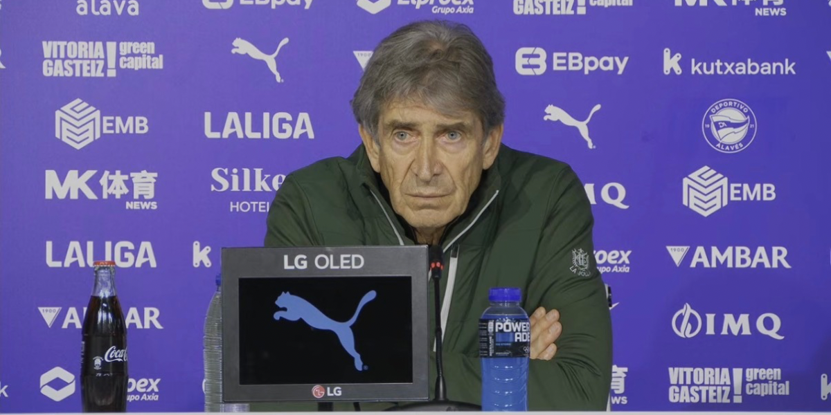 Rueda de prensa de Pellegrini tras caer ante el alavés