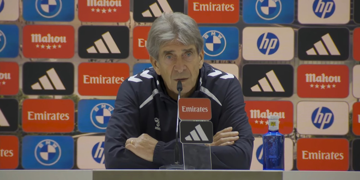 Rueda de prensa de Pellegrini en el Bernabéu