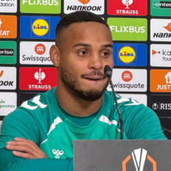 Rueda de prensa de Natan previa al choque ante el Feyenoord