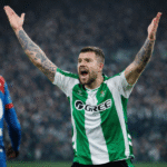 Ruibal durante el partido ante el Atlético de Madrid