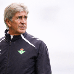 Pellegrini durante la pretemporada del Betis