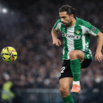 Ricardo Rodríguez en un partido del Betis