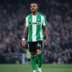 Natan durante un partido del Betis