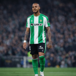 Natan durante un partido del Betis