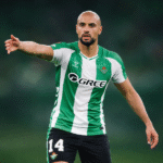 Amrabat, durante un partido del Betis
