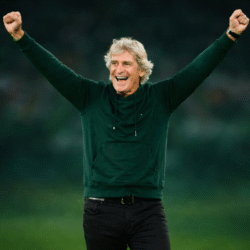 Pellegrini celebra un gol del Betis