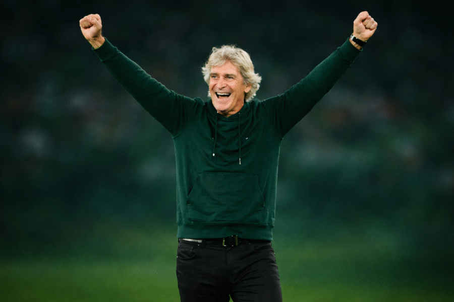 Pellegrini celebra un gol del Betis