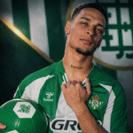 Antony en su presentación como bético