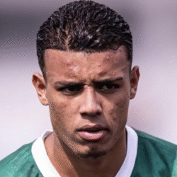 Robson antes de un partido con Palmeiras