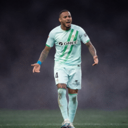 Natan durante un partido del Betis