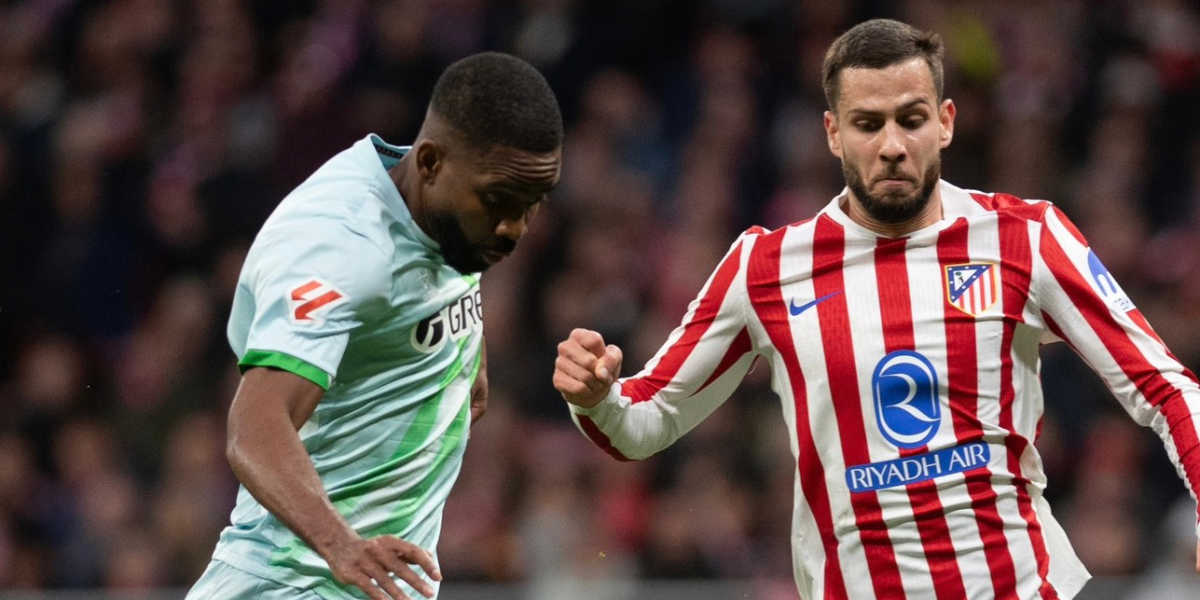 Cedric Bakambu, en el duelo ante el Atlético de Madrid